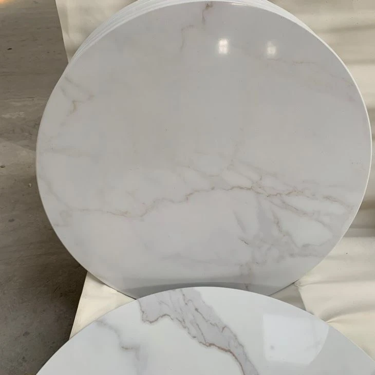 Calacatta White Quartz Table Top (3) Calacatta White Quartz Table Top (3)