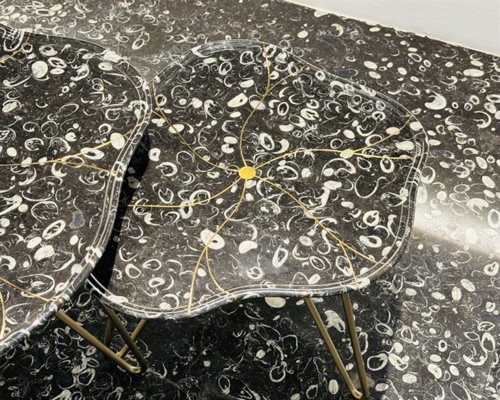 Sea Shell Marble side table design