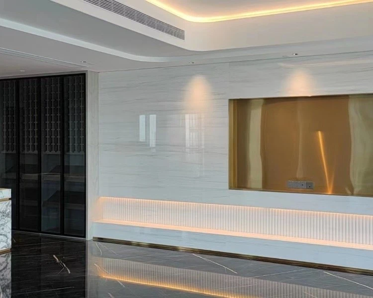 China Star White Marble wall