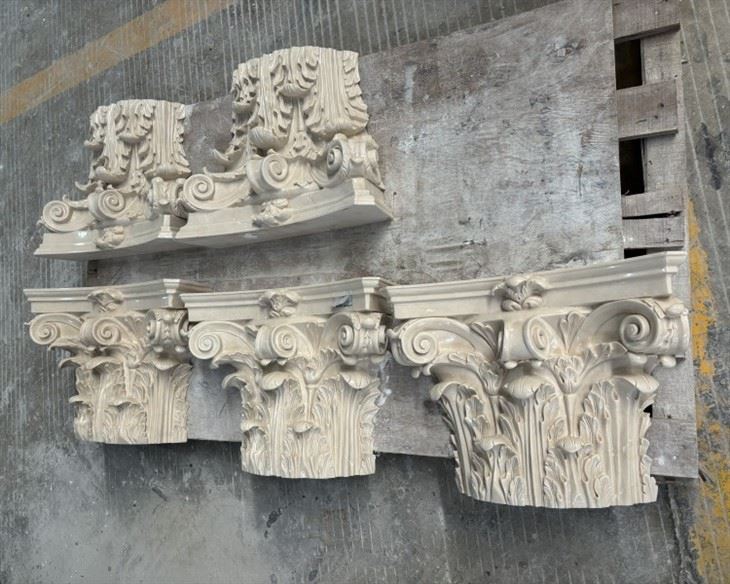 Marjan Beige Marble Decor