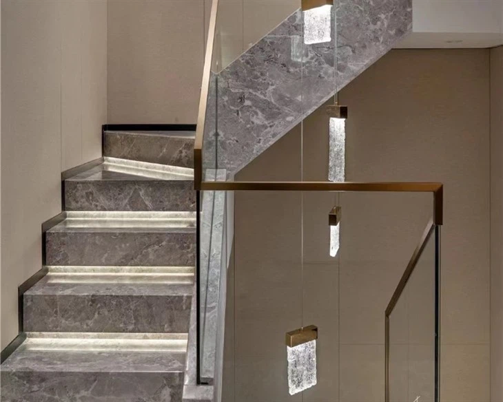 Athena Gray Marble stair