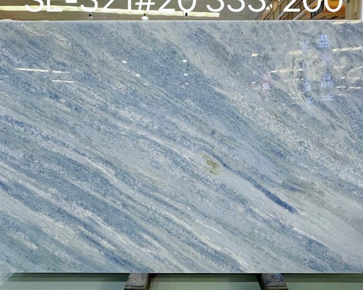 blue crystal marble stone